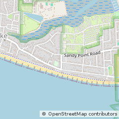 Map of Hayling Island, Hampshire