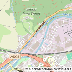 Map of Elland, West Yorkshire