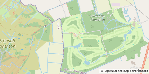 Map of York, North Yorkshire