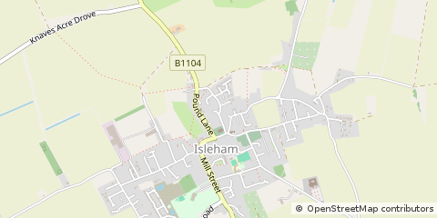 Map of Isleham, Cambs