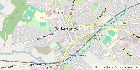 Map of Ballymoney