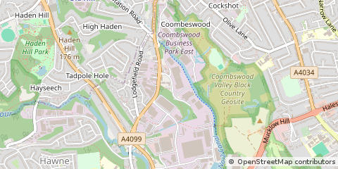 Map of Halesowen