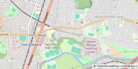 Map of Stockport, Cheshire
