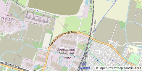 Map of Didcot, Oxfordshire