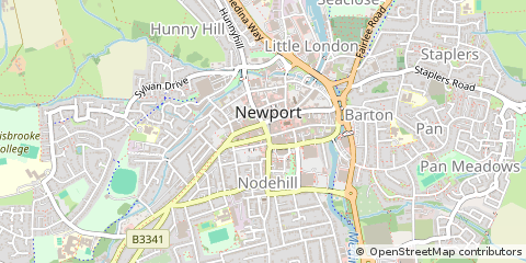 Map of Newport, Isle Of Wight