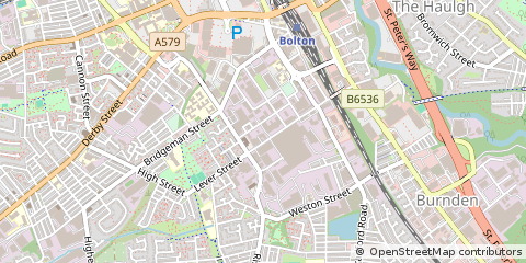 Map of Bolton
