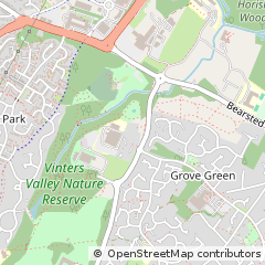 Map of Maidstone, Kent