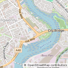 Map of Newport, Gwent