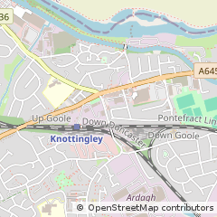 Map of Knottingley, West Yorkshire