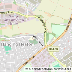 Map of Batley, West Yorkshire