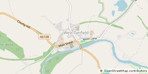 Map of Ripon, North Yorkshire