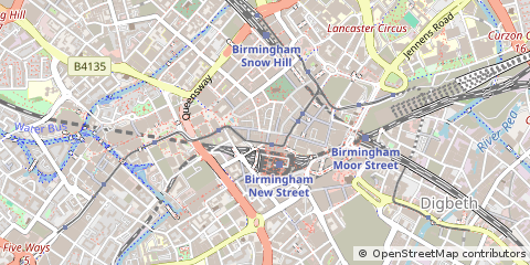 Map of Birmingham