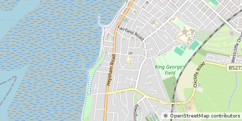 Map of Morecambe, Lancashire