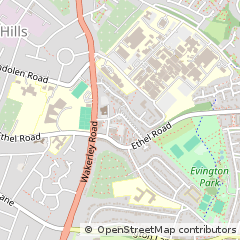 Map of Leicester