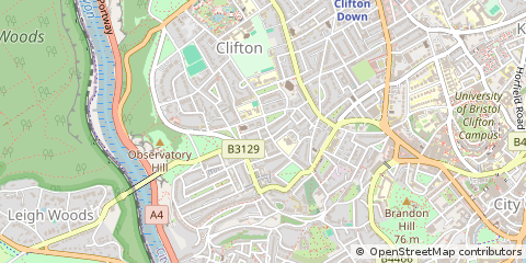 Map of Bristol, Avon