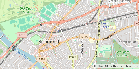 Map of Richmond, London
