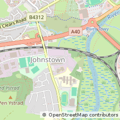 Map of Carmarthen, Carms