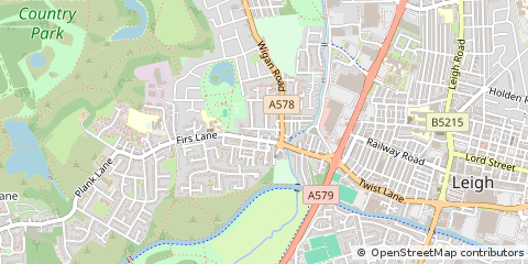 Map of Leigh