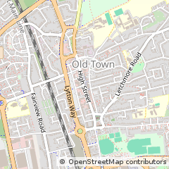Map of Stevenage, Hertfordshire