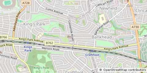 Map of Glasgow