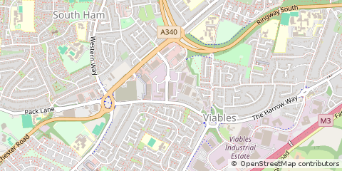 Map of Basingstoke, Hampshire