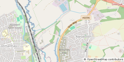 Map of Nottingham