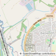 Map of Nottingham