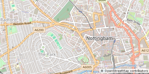 Map of Nottingham