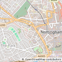 Map of Nottingham