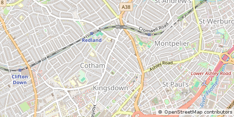 Map of Bristol