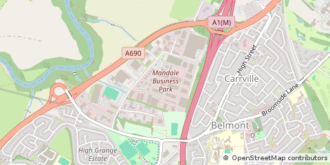 Map of Durham