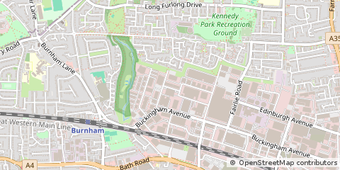 Map of Slough