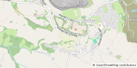 Map of Llysfaen, Conwy