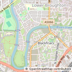 Map of Salford