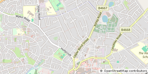 Map of Hinckley