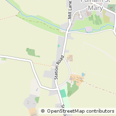 Map of Pulham ST. Mary, Diss