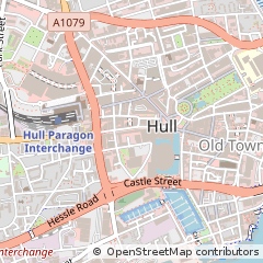 Map of Hull, East Yorkshire