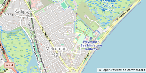 Map of Weymouth