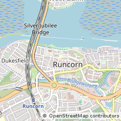 Map of Runcorn, Cheshire