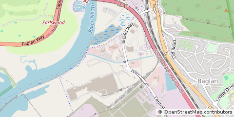 Map of Neath