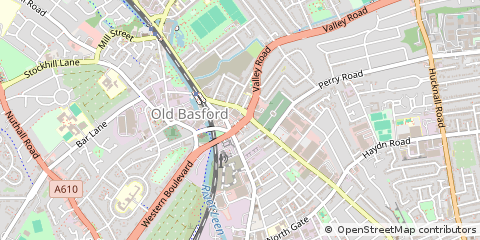 Map of Nottingham