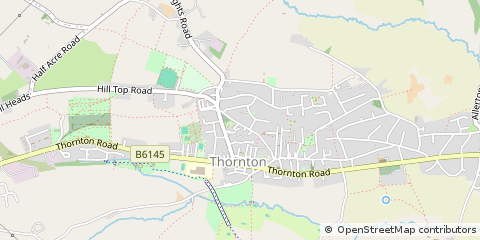Map of Bradford, West Yorkshire