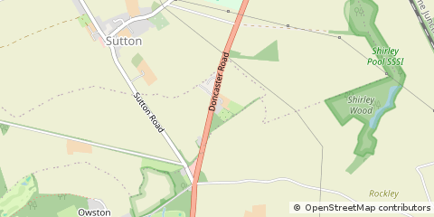 Map of Doncaster, South Yorkshire