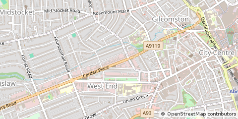 Map of Aberdeen