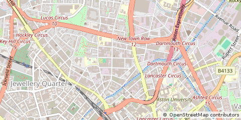 Map of Birmingham, West Midlands