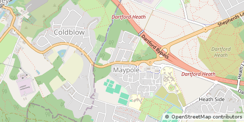 Map of Bexley