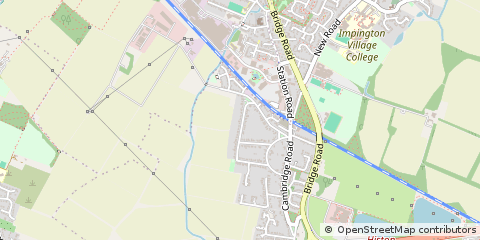 Map of Cambridge, Cambs
