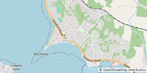 Map of Helensburgh, Dunbartonshire