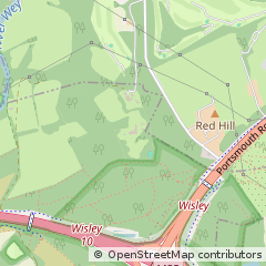 Map of Cobham, Surrey