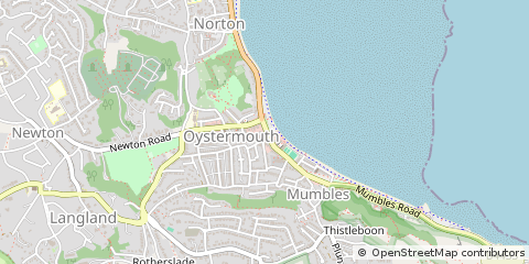 Map of Swansea